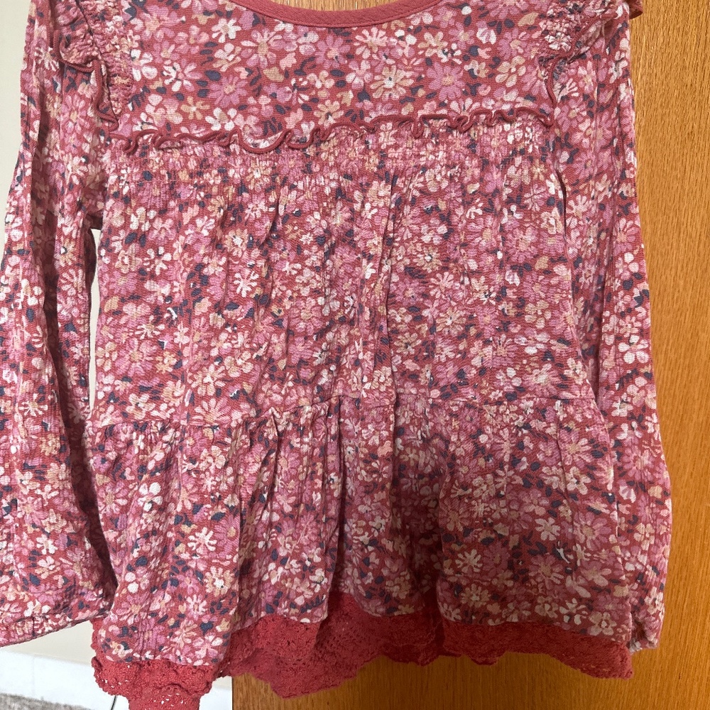 Matilda Jane Long Sleeve Flower Blouse